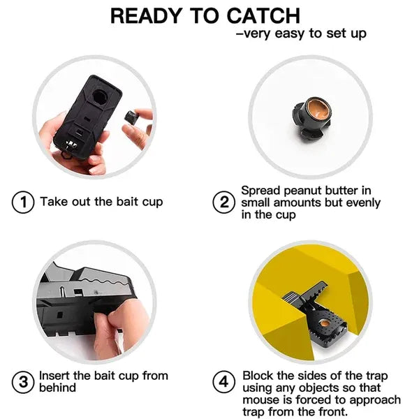 【🔥Hot Sale】Highly Sensitive Reusable Mouse Trap