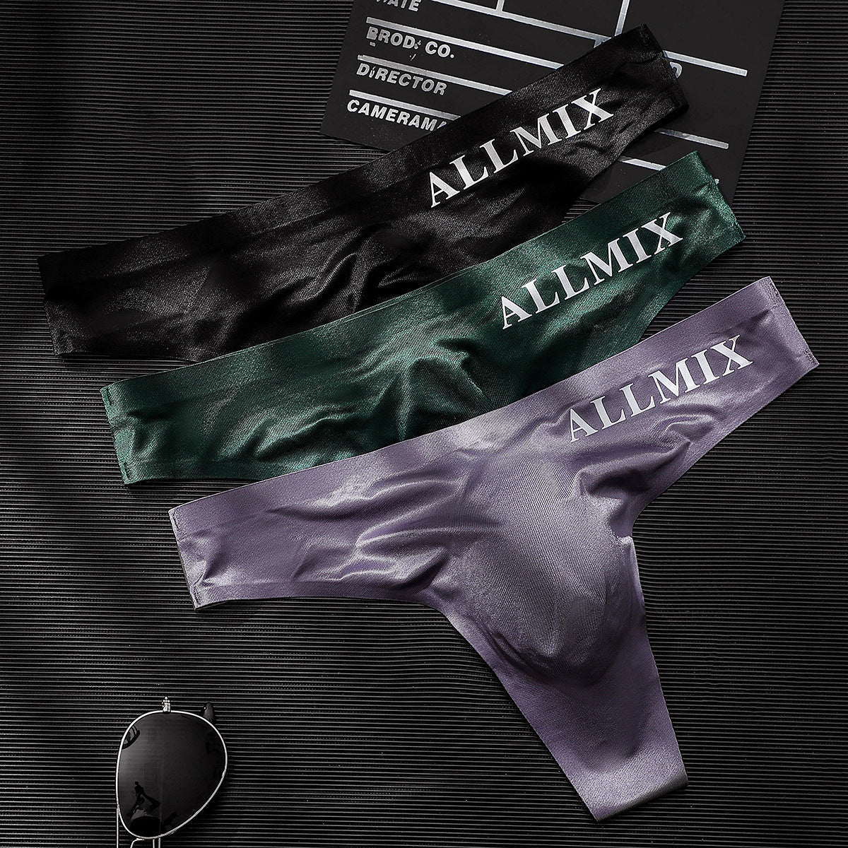 【🔥Hot Sale】Sexy Low Waist Transparent Ice Silk Seamless Thong