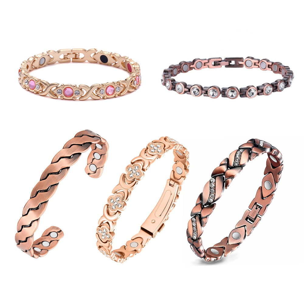 【🔥Hot Sale】Copper Bracelets for Women. Pure Copper Magnetic Bracelet with 3800 Gauss Effective Magnets