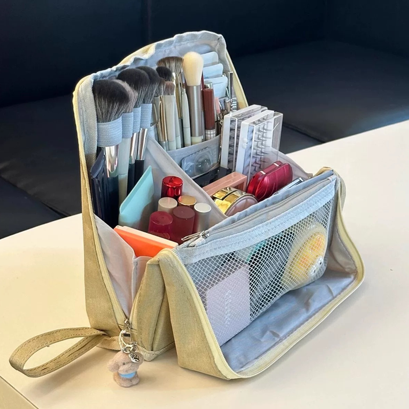 Standing Makeup Bag – Portable. Large Capacity