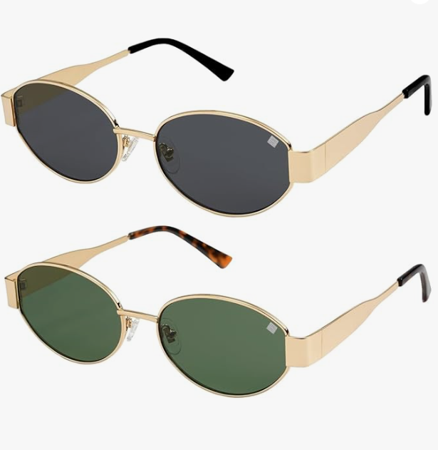 🔥HOT SALE | Trendy Metal Sunglasses😎Buy 2 Get a Discount