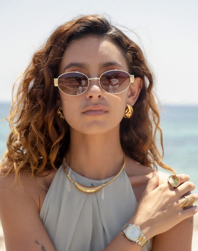 🔥HOT SALE | Trendy Metal Sunglasses😎Buy 2 Get a Discount