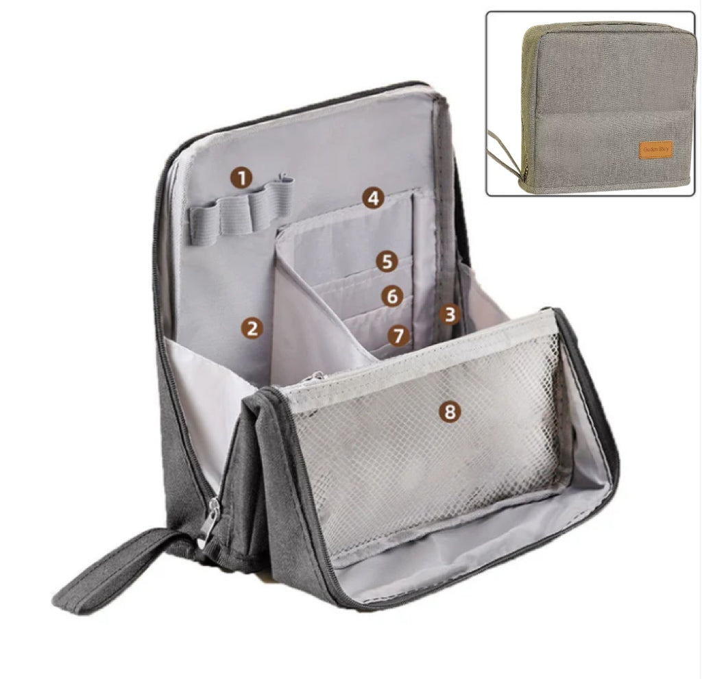 Standing Makeup Bag – Portable. Large Capacity