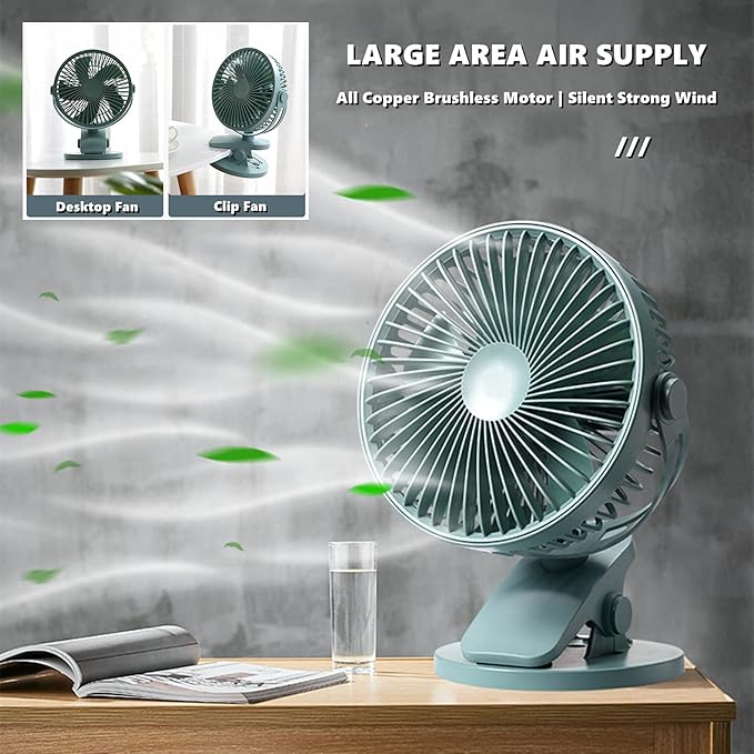 【🔥Hot Sale】Clip Mini Desktop Fan