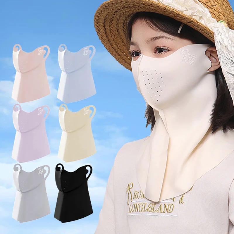 ćš„Hot SalećBreathable & Cooling Full Face Sun Mask with Neck Cover