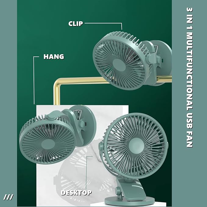 【🔥Hot Sale】Clip Mini Desktop Fan