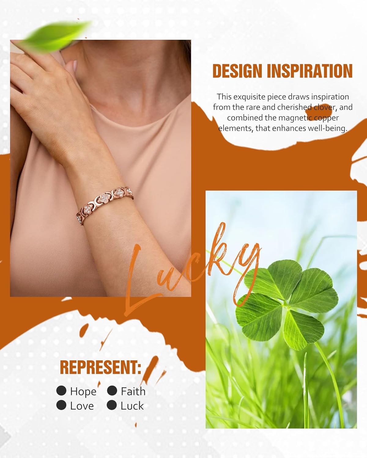 【🔥Hot Sale】Copper Bracelets for Women. Pure Copper Magnetic Bracelet with 3800 Gauss Effective Magnets