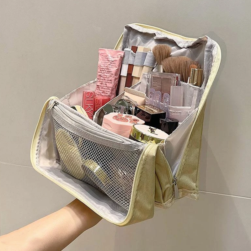 Standing Makeup Bag – Portable. Large Capacity