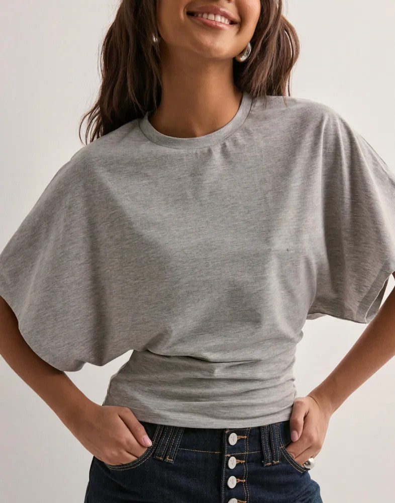【🔥Hot Sale】Dolman Sleeve Fitted Tee