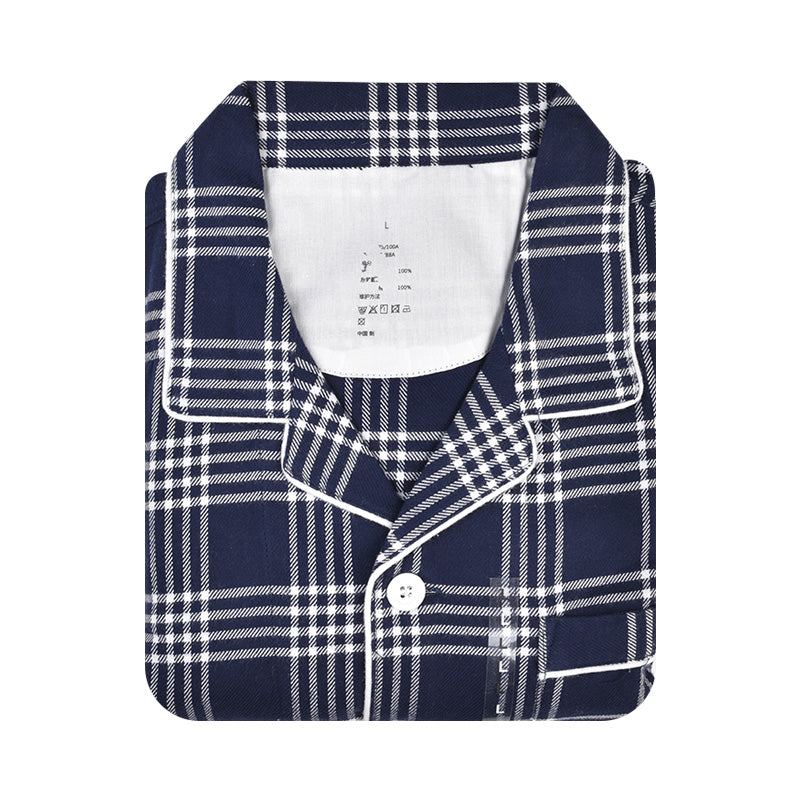 【🔥Hot Sale】100% Cotton Flannel Long-Sleeve Pajama Set