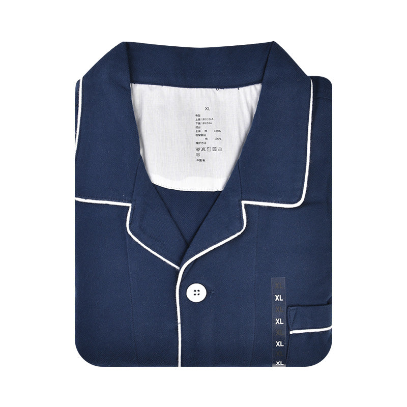 【🔥Hot Sale】100% Cotton Flannel Long-Sleeve Pajama Set