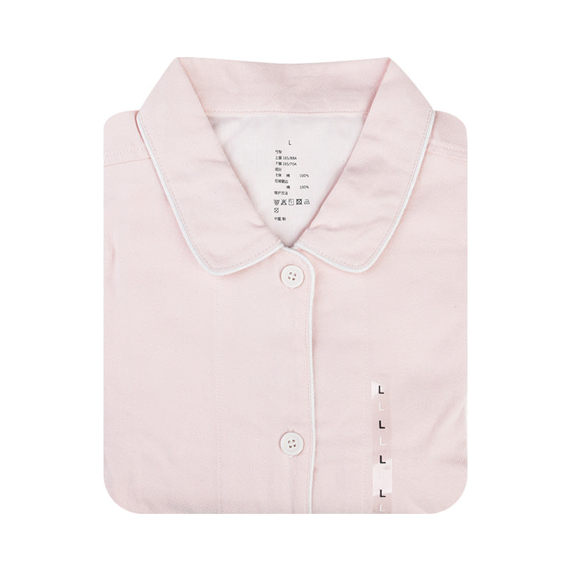 【🔥Hot Sale】100% Cotton Flannel Long-Sleeve Pajama Set