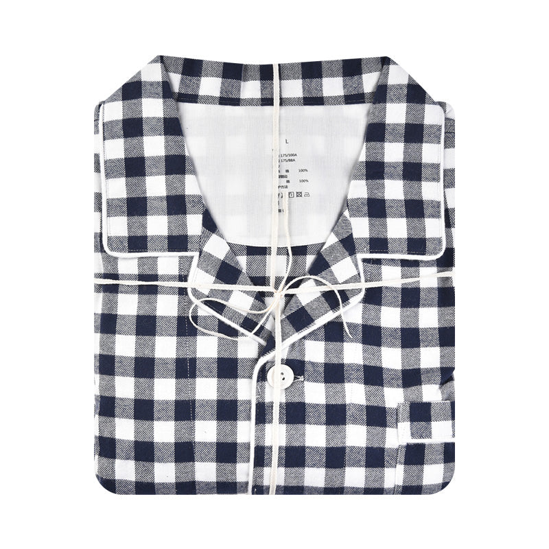 【🔥Hot Sale】100% Cotton Flannel Long-Sleeve Pajama Set