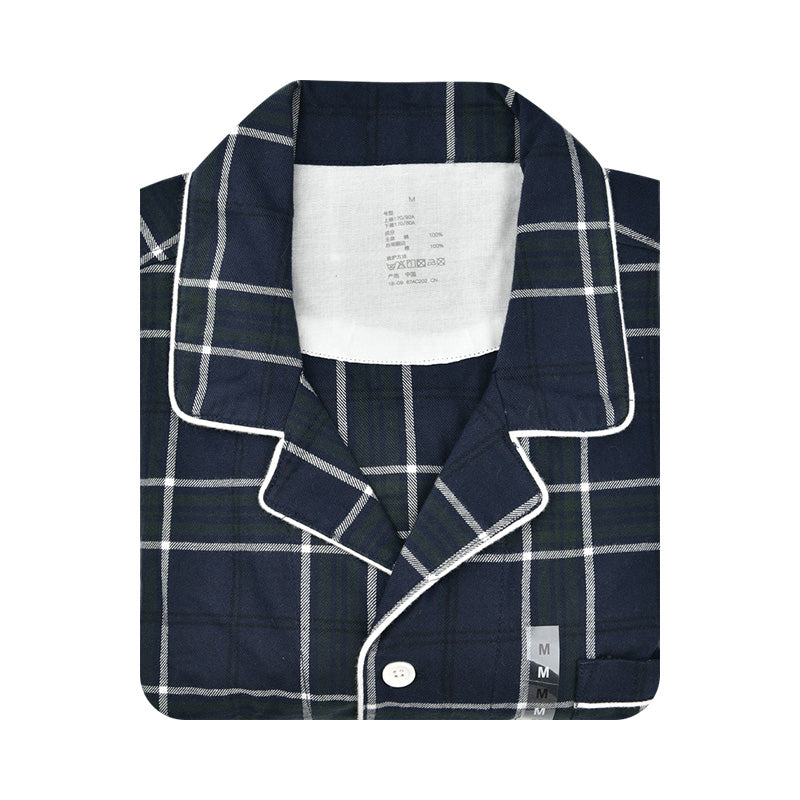 【🔥Hot Sale】100% Cotton Flannel Long-Sleeve Pajama Set