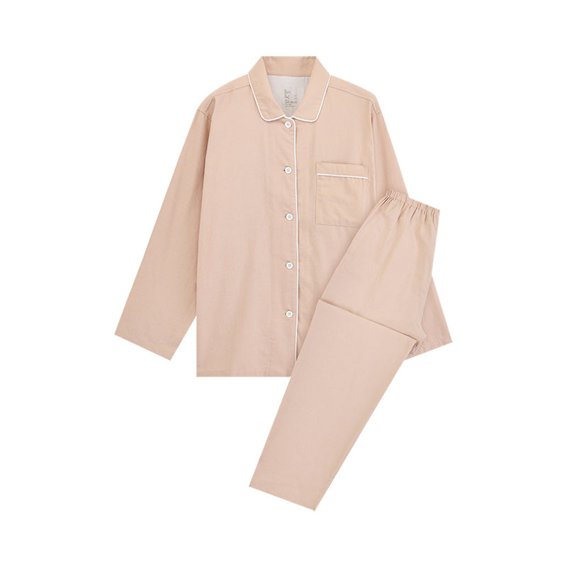 【🔥Hot Sale】100% Cotton Flannel Long-Sleeve Pajama Set