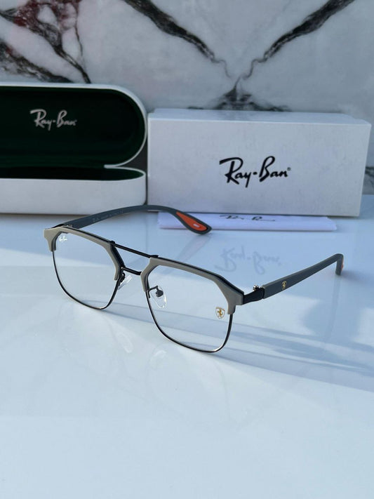 Grey Clear Trendy Sunglasses For Men Woman