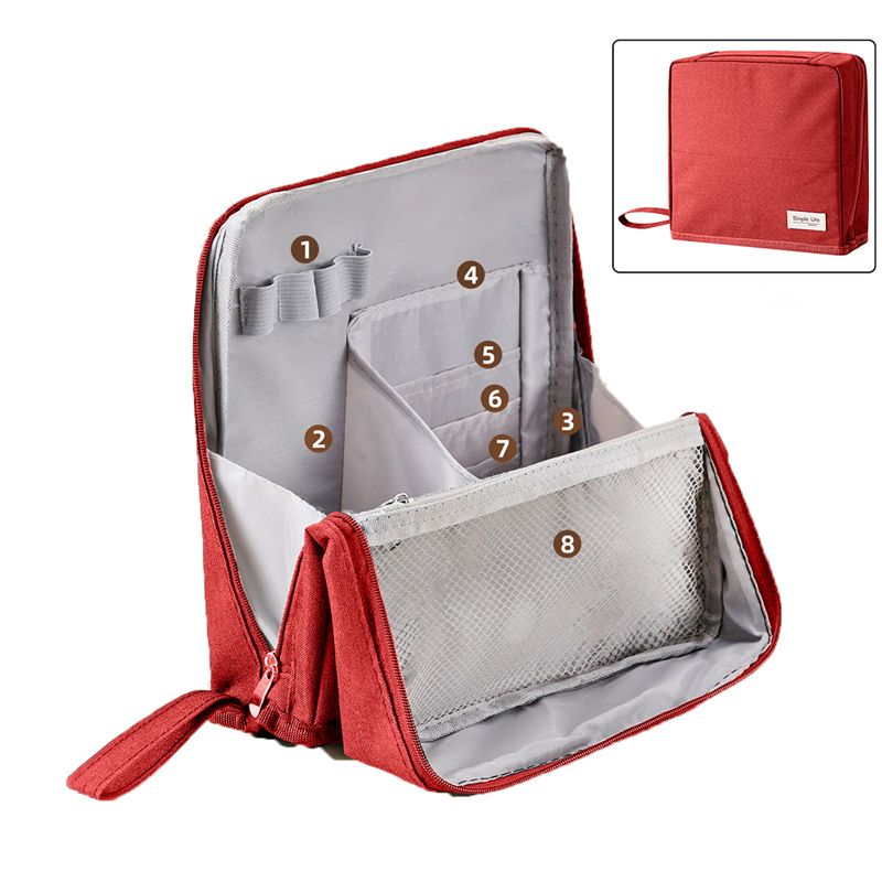 Standing Makeup Bag – Portable. Large Capacity
