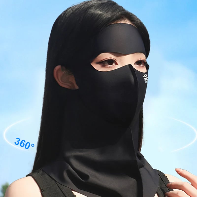 ćš„Hot SalećBreathable & Cooling Full Face Sun Mask with Neck Cover
