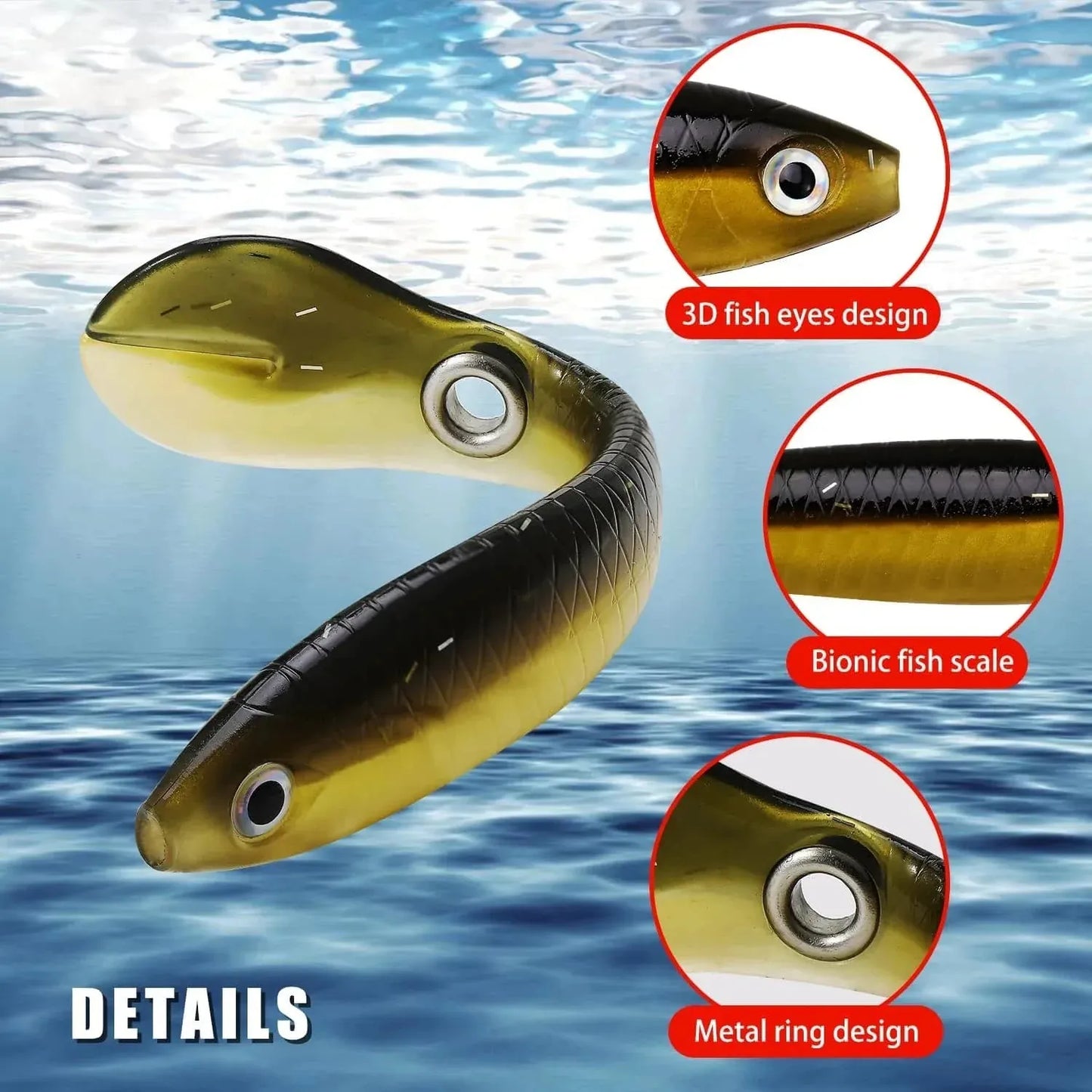 š„Hot Saleš„Soft Reusable Bionic Fishing Lures(15 PCS)ćBuy 2 Get 1 Freeć