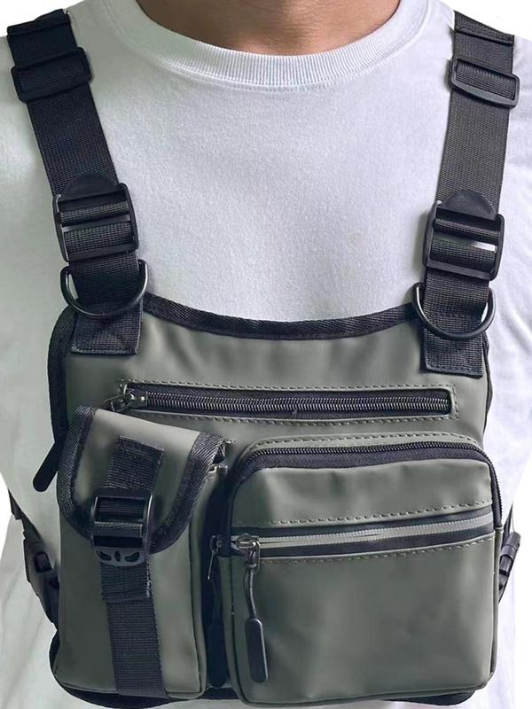 π₯ Adjustable Zipper Tactical Chest Bag πβ¨ Multi-Functional & Ready for Action!