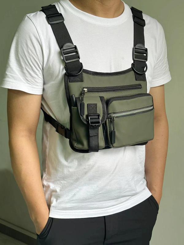 π₯ Adjustable Zipper Tactical Chest Bag πβ¨ Multi-Functional & Ready for Action!