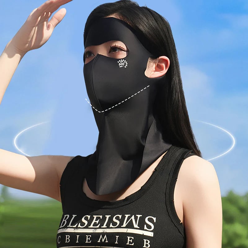 ćš„Hot SalećBreathable & Cooling Full Face Sun Mask with Neck Cover