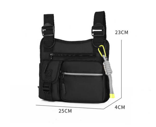 π₯ Adjustable Zipper Tactical Chest Bag πβ¨ Multi-Functional & Ready for Action!