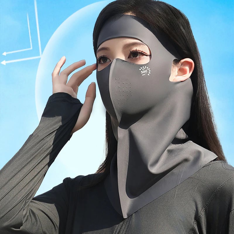 ćš„Hot SalećBreathable & Cooling Full Face Sun Mask with Neck Cover