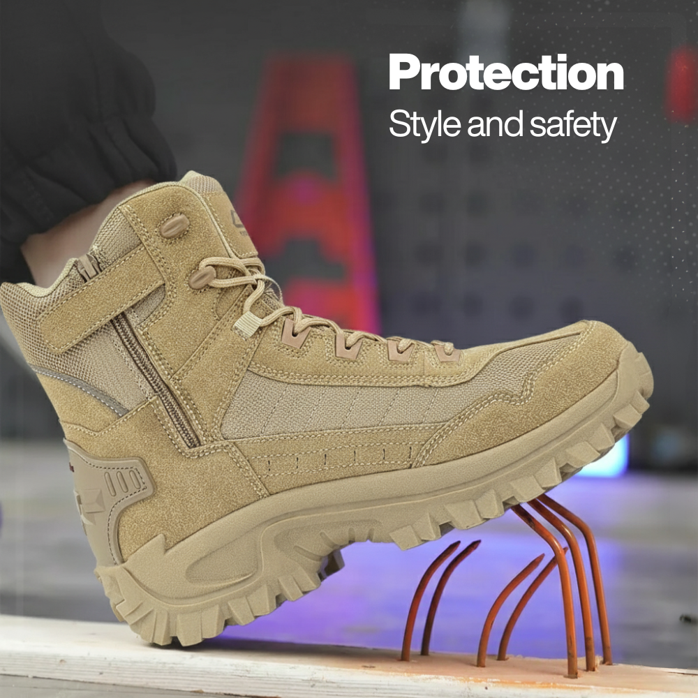 🔥40% OFF🔥Orthopedic Work Boots – Waterproof. Anti-Slip & Anti-Sprain