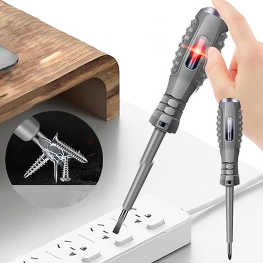 【🔥Hot Sale】2-in-1  High Torque Strong Magnetic Screwdriver Electricity Detector