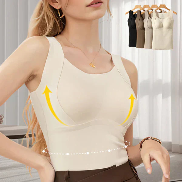 🎁Winter Hot Sale 40% OFF😍Thickened Warm Tank Top with Shelf Bra