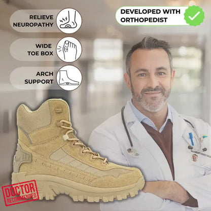 🔥40% OFF🔥Orthopedic Work Boots – Waterproof. Anti-Slip & Anti-Sprain
