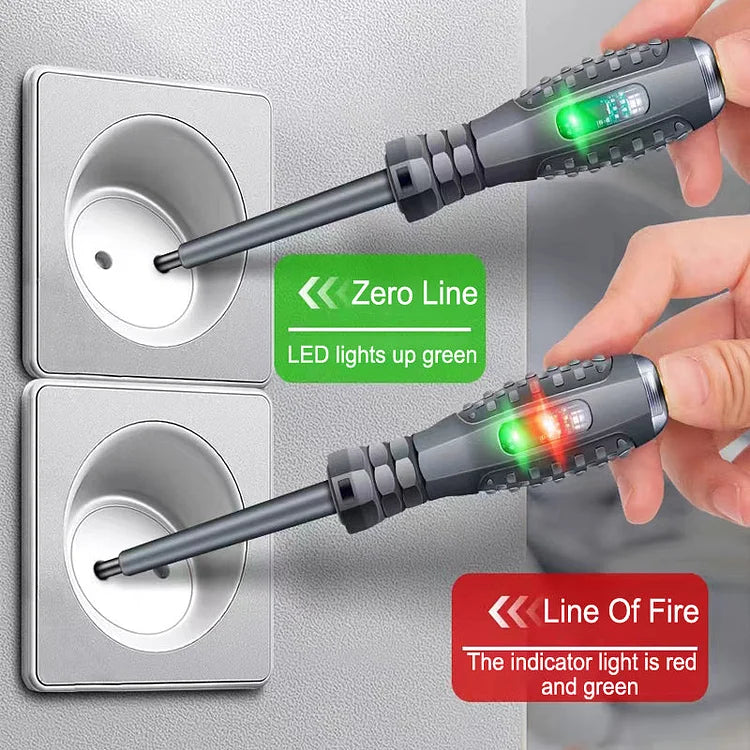 【🔥Hot Sale】2-in-1  High Torque Strong Magnetic Screwdriver Electricity Detector