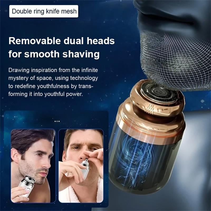 🔥Hot Sale🔥-2 in 1 Mini Portable Electric Shaver