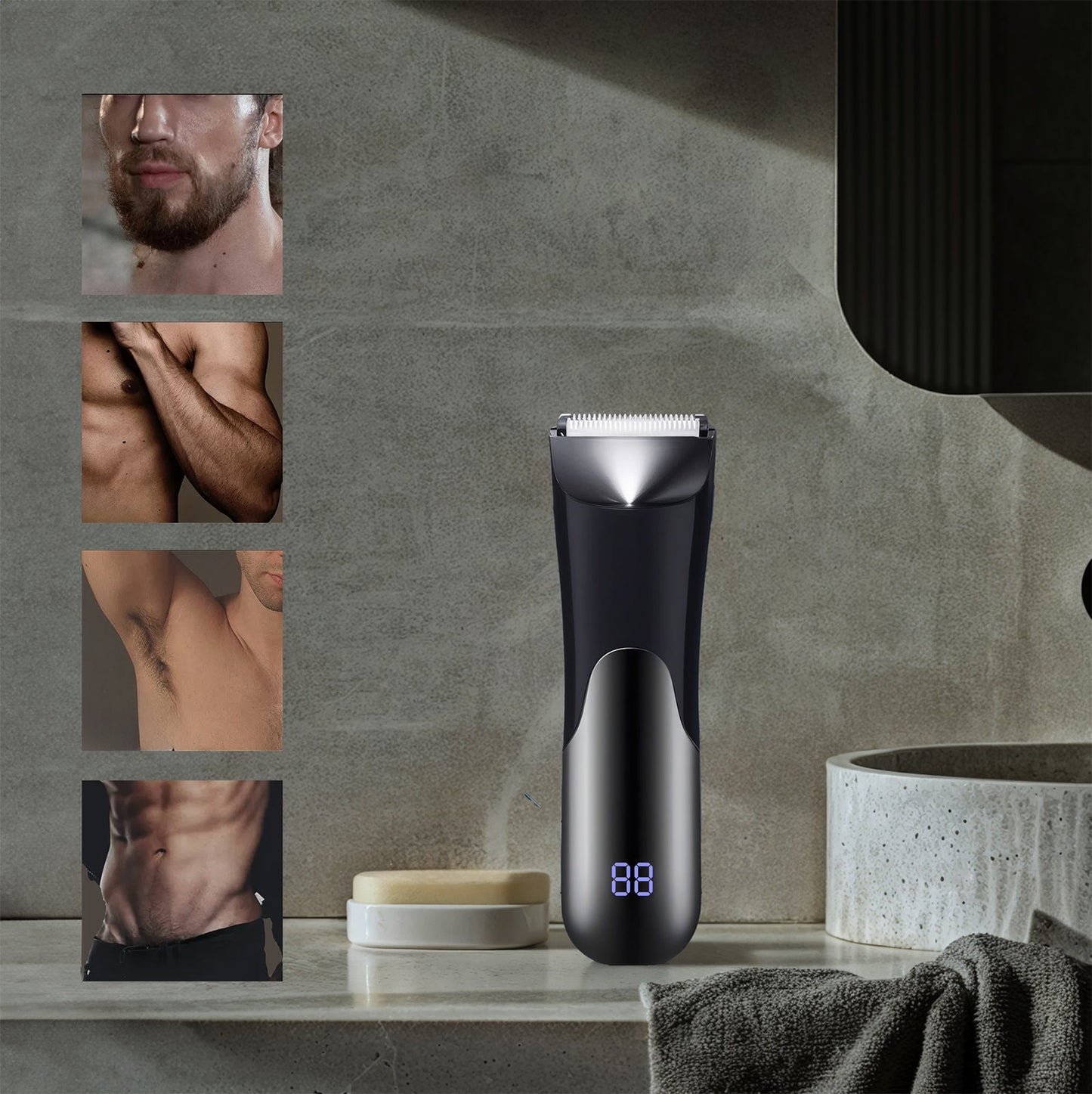 🔥Last Day Special 50% OFF💇‍♂️LCD Digital Hair Clipper