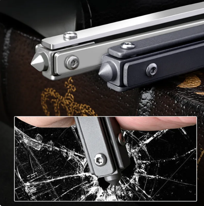 M390 CNC Folding Broken Window Pocket Knife