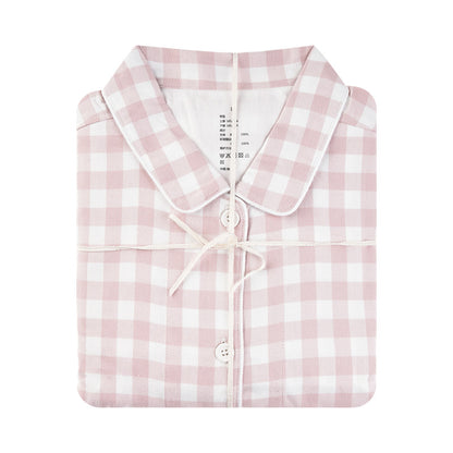 【🔥Hot Sale】100% Cotton Flannel Long-Sleeve Pajama Set