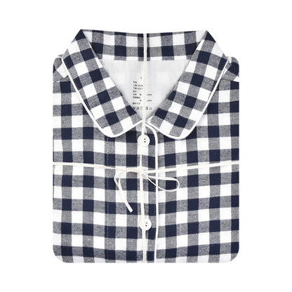 【🔥Hot Sale】100% Cotton Flannel Long-Sleeve Pajama Set