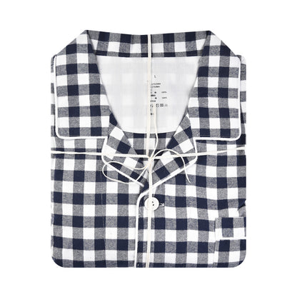 【🔥Hot Sale】100% Cotton Flannel Long-Sleeve Pajama Set