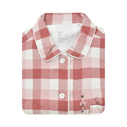 【🔥Hot Sale】100% Cotton Flannel Long-Sleeve Pajama Set
