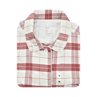 【🔥Hot Sale】100% Cotton Flannel Long-Sleeve Pajama Set