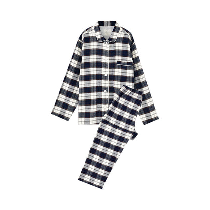 【🔥Hot Sale】100% Cotton Flannel Long-Sleeve Pajama Set