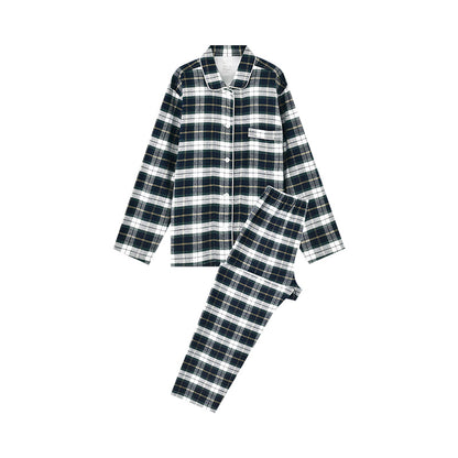 【🔥Hot Sale】100% Cotton Flannel Long-Sleeve Pajama Set