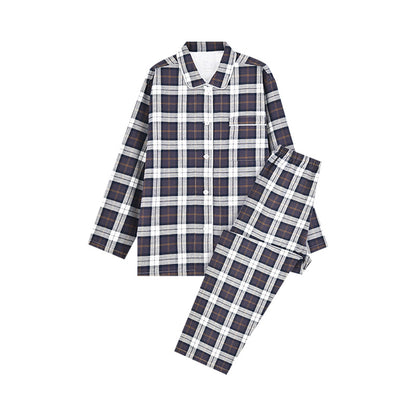 【🔥Hot Sale】100% Cotton Flannel Long-Sleeve Pajama Set