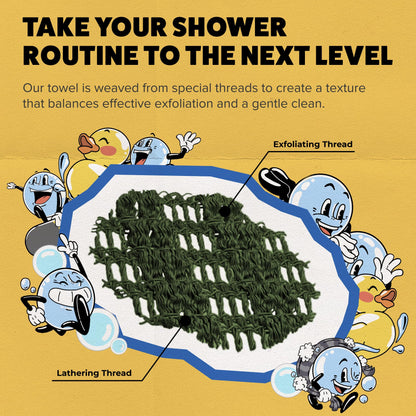 Laxrue™japanExfoliating Shower Towel