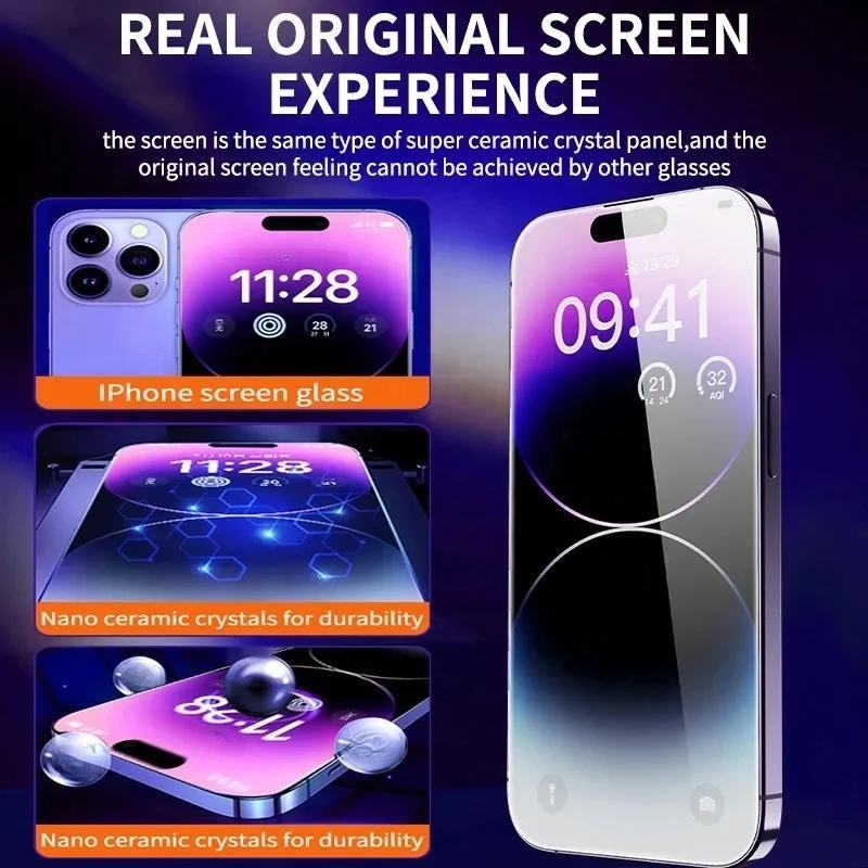 【🔥Hot Sale 】📱iPhone Invisible Artifact Screen Protector | dust free without bubbles HD film