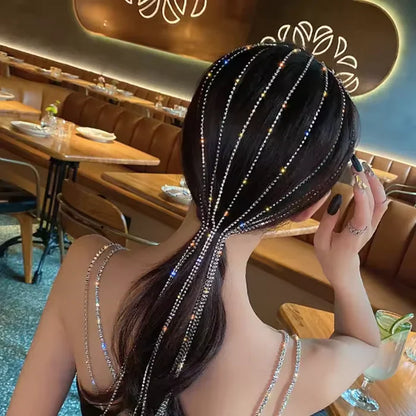 Diamond Headband Aristocratic Style Princess Temperament Niche Design Exquisite for Women Girls