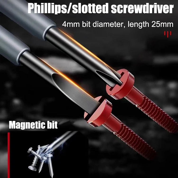 【🔥Hot Sale】2-in-1  High Torque Strong Magnetic Screwdriver Electricity Detector