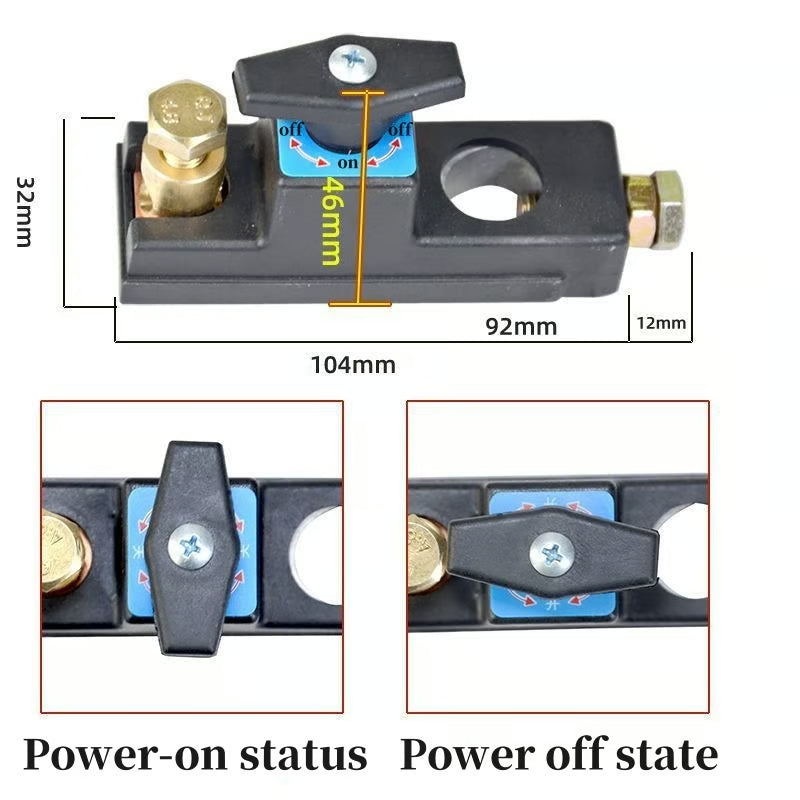 🔋🚗 Car Battery Disconnect Switch – Safe. Easy Power Cut-Off & Anti-Drain Protection ✨