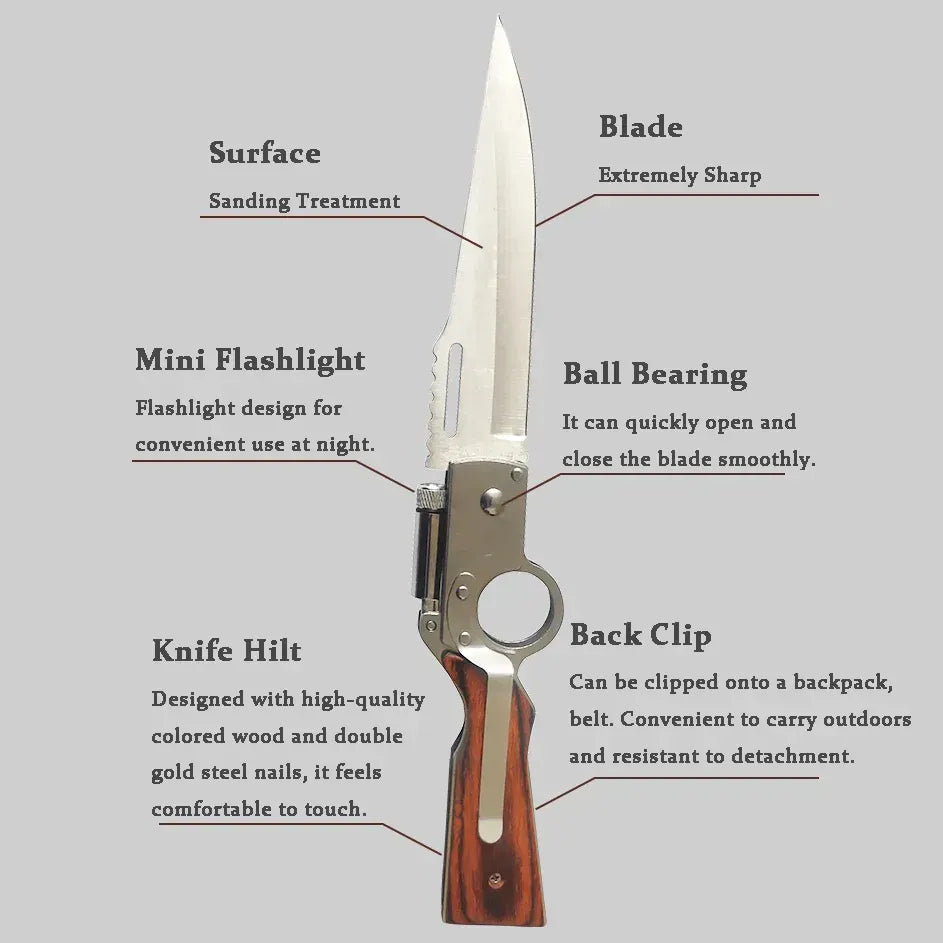 Multifunctional Outdoor Folding Knife